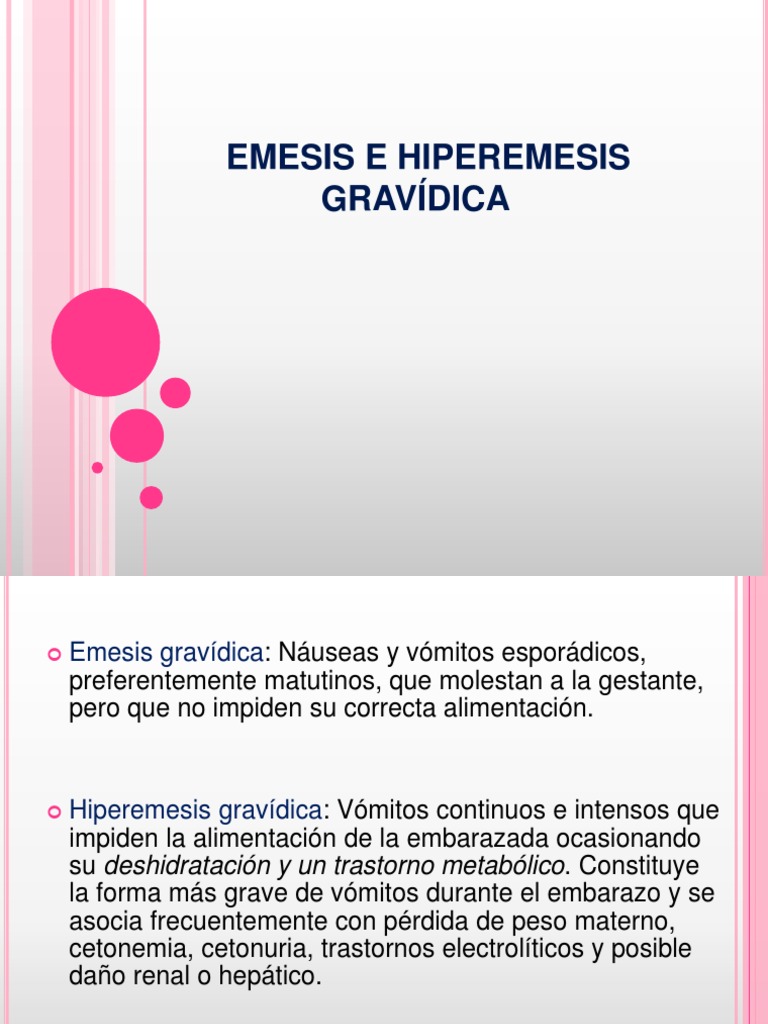 emesis gravidica